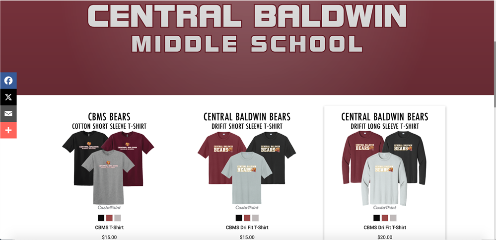  CBMS Online Store